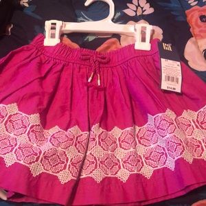 Toddler Girl Fuchsia Skirt
